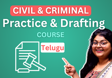 Civil & Criminal Practice & Drafting Combo (Telugu)