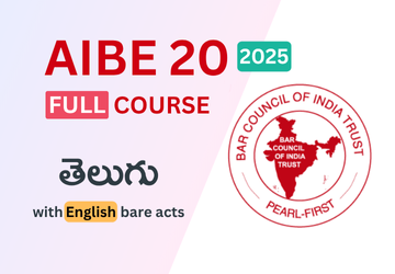 AIBE 20: FULL Course (Telugu)