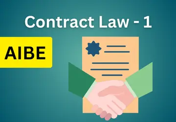 AIBE 19: Contract Act Part 1 (English)