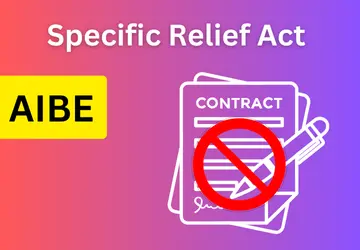 AIBE 19: Specific Relief (Hindi)