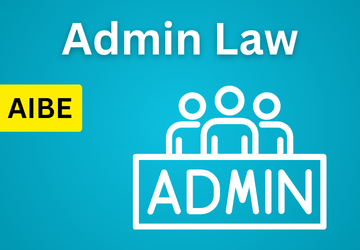 AIBE 22 : Admin Law (Hindi)