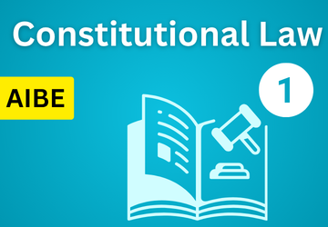AIBE 22 : Constitution Part 1 (English)