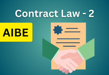 AIBE 22 : Contracts Part 2 (English)