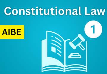 AIBE 20 : Constitution Part 1 (English)