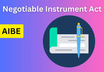 AIBE 20 : Negotiable Instruments (English)